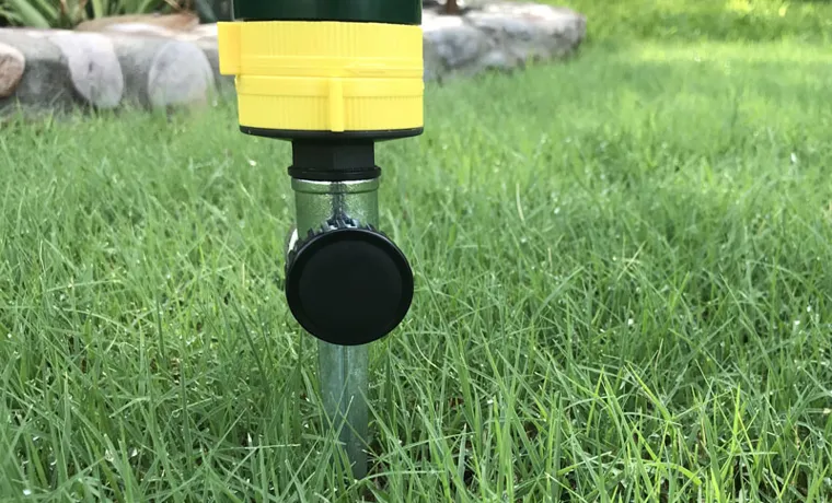 how to connect sprinkler head to garden hose