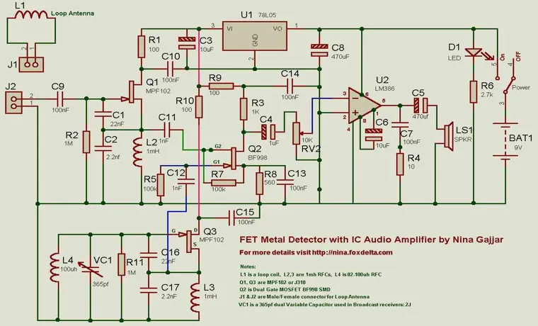 how to diy one of the best metal detector circuits