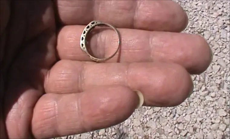 how to find a ring without a metal detector