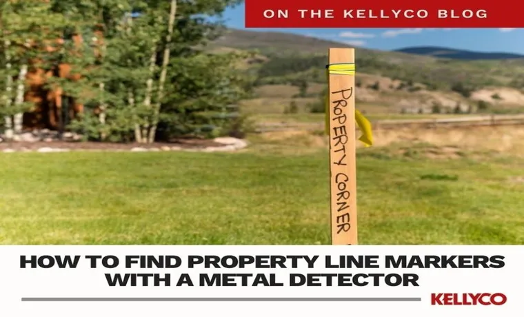 how to find property markers with a metal detector