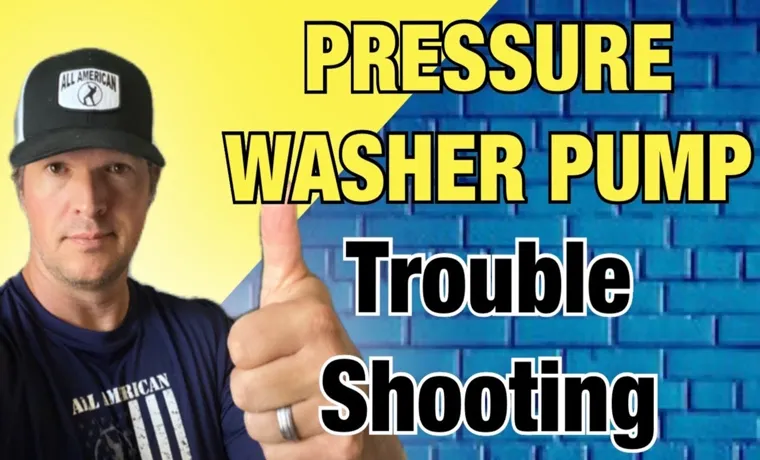 How to Fix a Pulsating Pressure Washer: Troubleshooting Tips