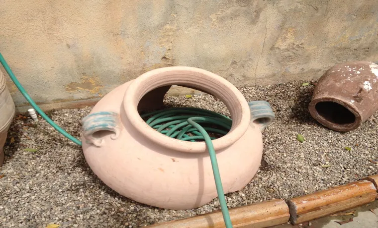 how to hide garden hose