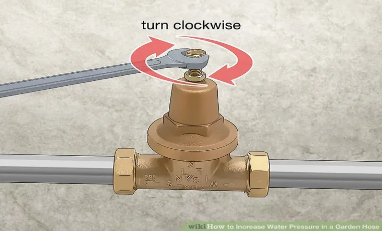 how to increase water pressure from garden hose