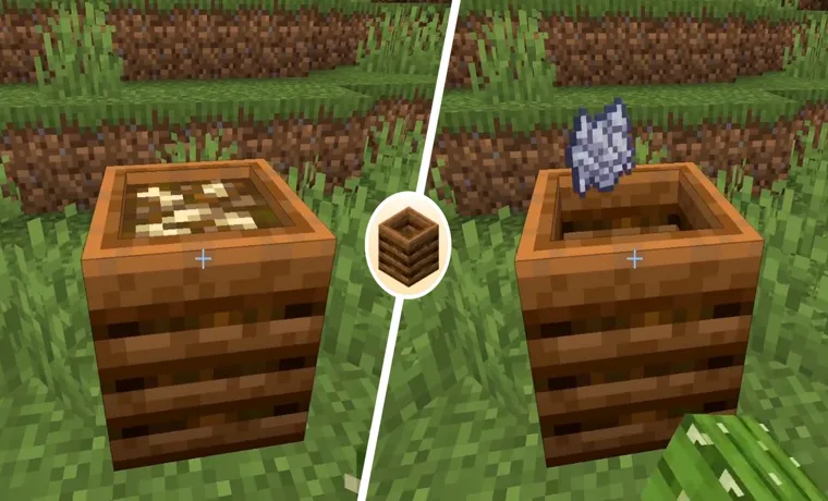 how to make a compost bin in minecraft