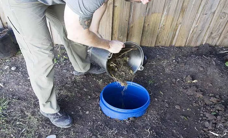 how to make a dog poop compost bin