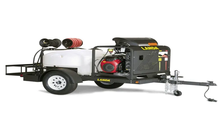 how to make a pressure washer trailer