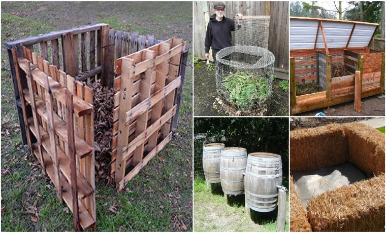 how to make your own outdoor compost bin
