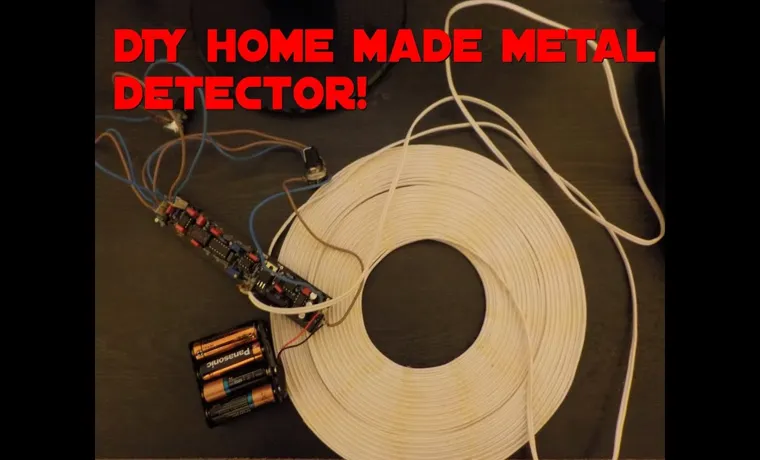 how to make your own pulse induction metal detector