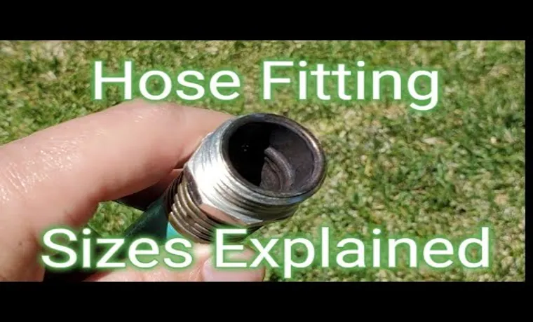 how to measure garden hose connector size