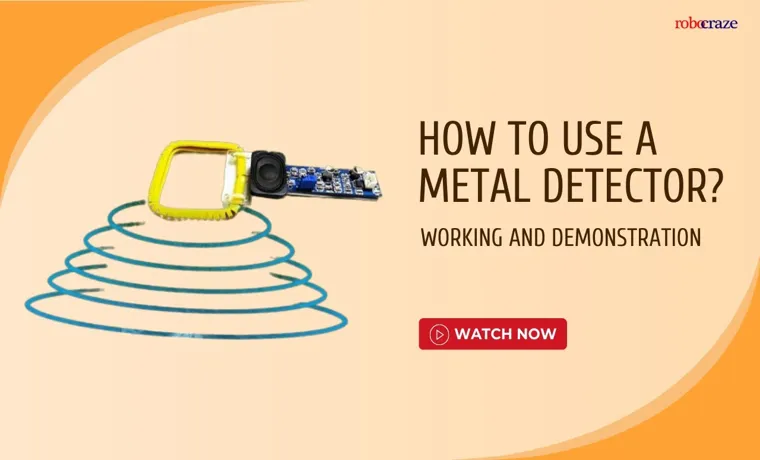 how to operate a metal detector