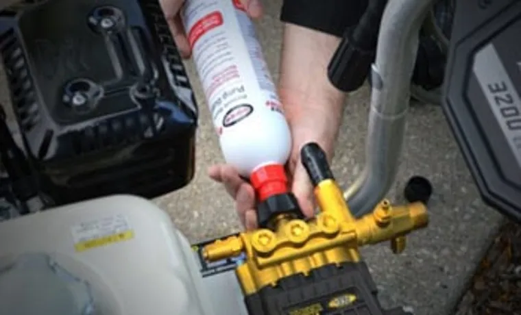 How to Put Pump Saver in Pressure Washer for Optimal Performance