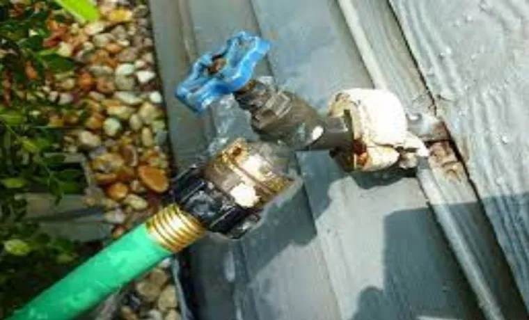 how to remove garden hose connector