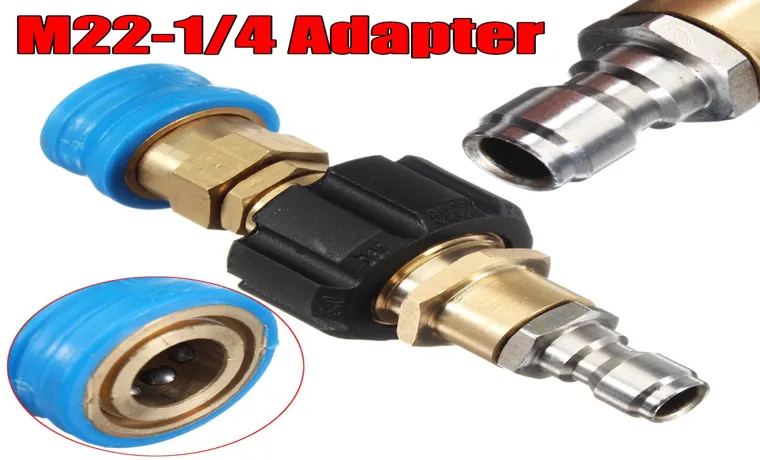 how to repair crimped adapter pressure washer hose