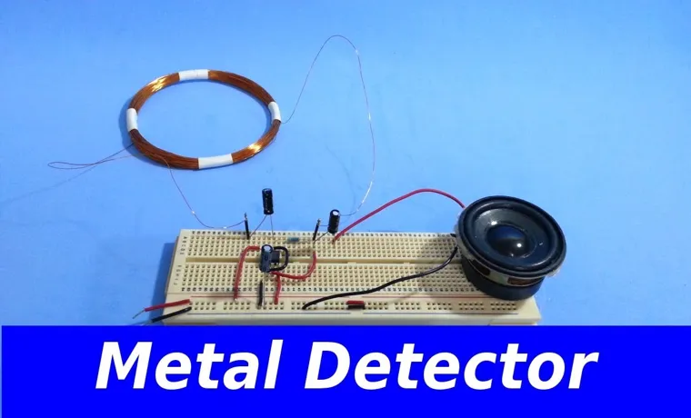 how to set a metal detector