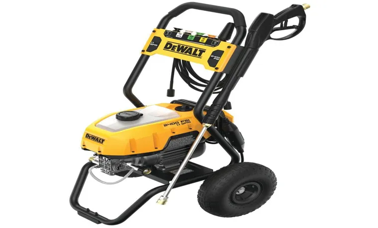 how to set up a dewalt pressure washer