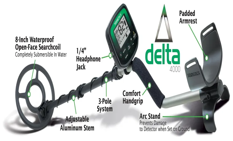 how to set up a teknetics delta 4000 metal detector