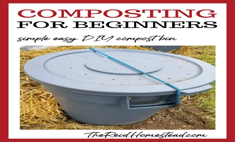 how to start a compost bin for beginners