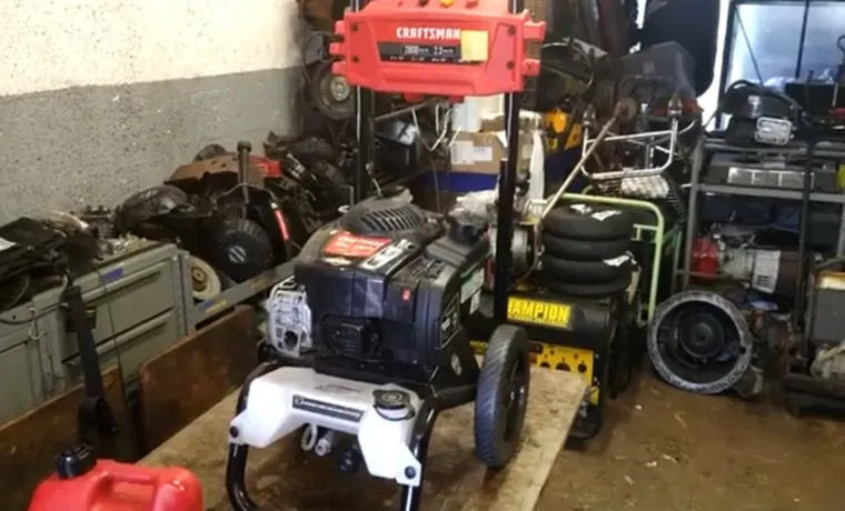 how to start a craftsman 163cc pressure washer