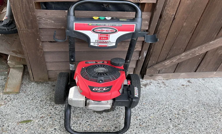 How to Start a Simpson 3000 Pressure Washer: A Comprehensive Guide