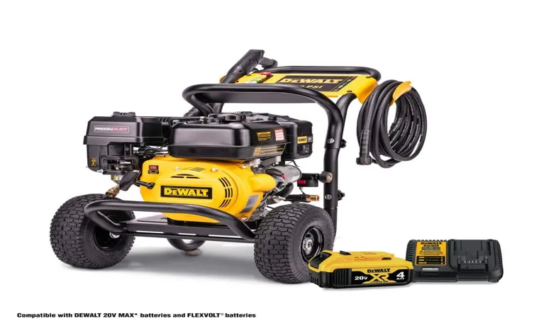 how to start dewalt pressure washer