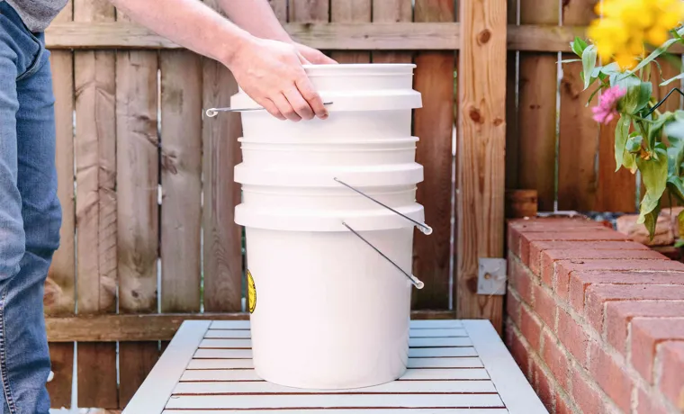 how to turn 5 gallon bucket into compost bin