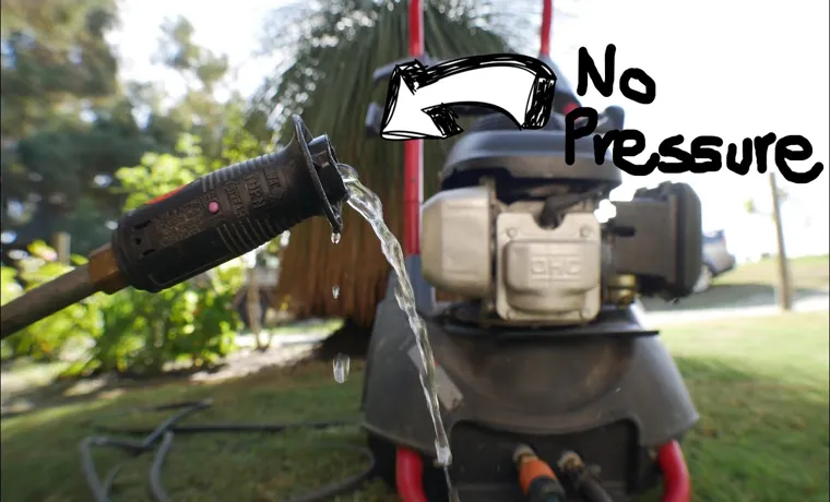 how to turn down pressure on pressure washer