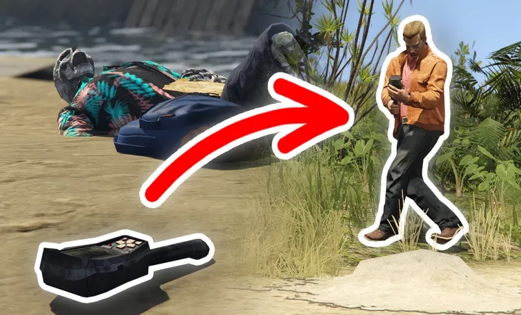 how to use a metal detector in gta