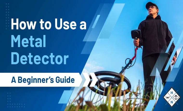 how to use a metal detector settings