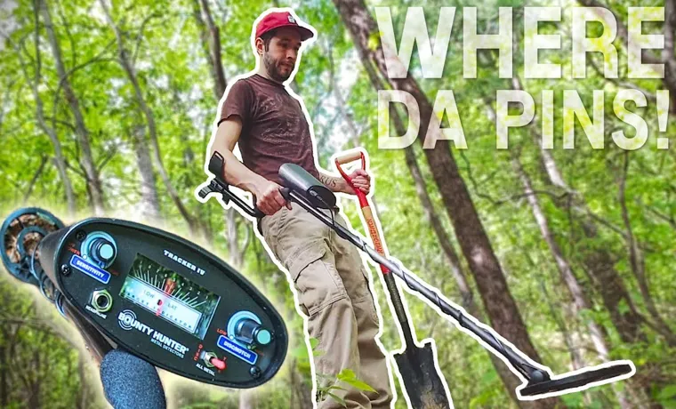 how to use a metal detector to find property pins
