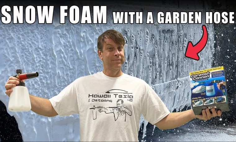 How to Use a Pressure Washer Foam Cannon for Spotless Cleaning