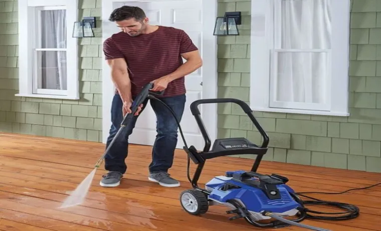 how to use a pressure washer indoors