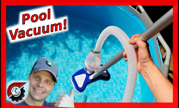 how to use bestway pool vacuum with garden hose