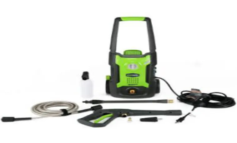 how to use greenworks 1600 pressure washer