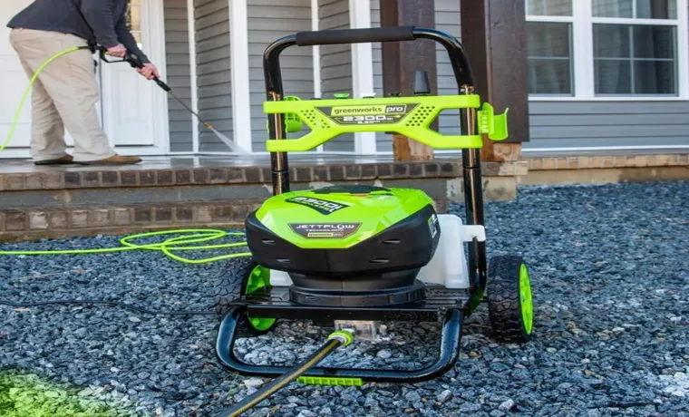 How to Use Greenworks 2300 Pressure Washer: A Step-by-Step Guide