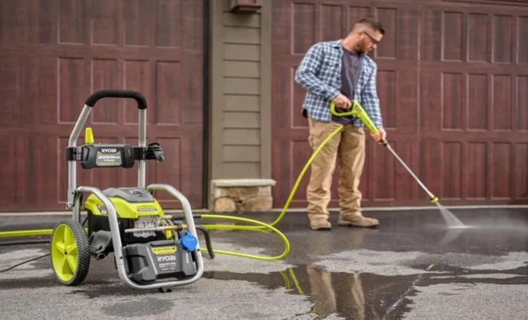 how to use ryobi 1800 psi pressure washer