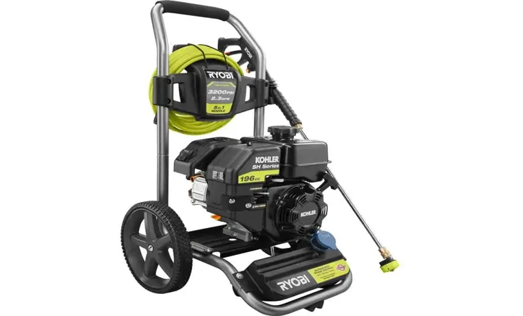 how to use ryobi gas pressure washer