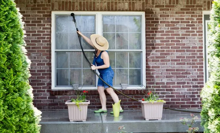 how to wash windows with pressure washer