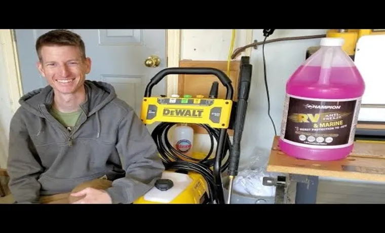 how to winterize a hot2go pressure washer