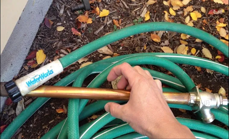 how to winterize garden hose