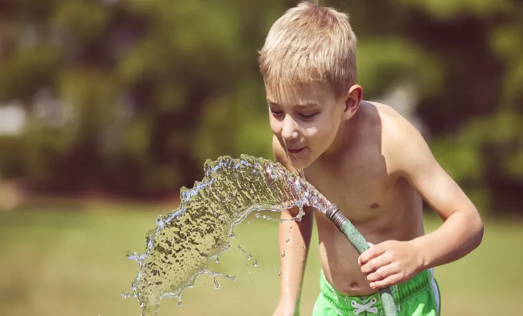 is it safe to drink water from a garden hose
