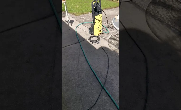 karcher pressure washer pulsing when not in use