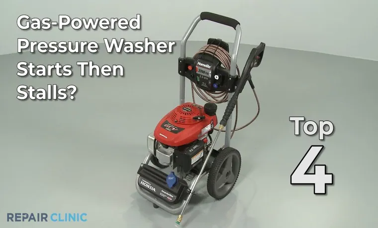 Pressure Washer Dies When Trigger is Released – Common Causes and Solutions