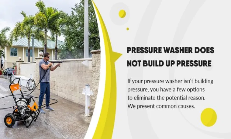 what causes a power washer to lose pressure