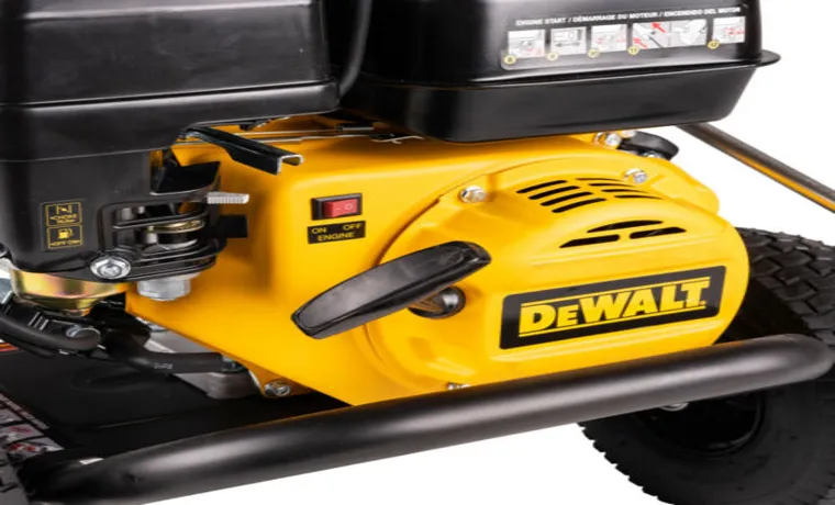 what engine does dewalt use on pressure washer