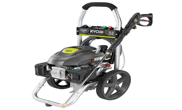 what gas for ryobi pressure washer