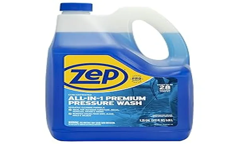 what is the best pressure washer detergent