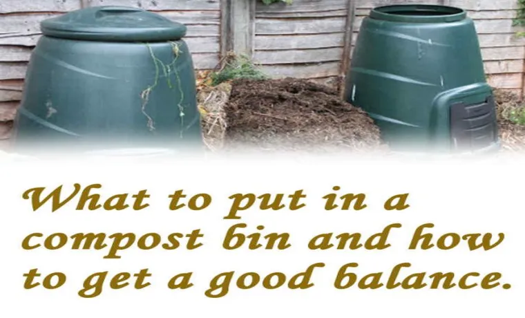 what to add to compost bin to speed up