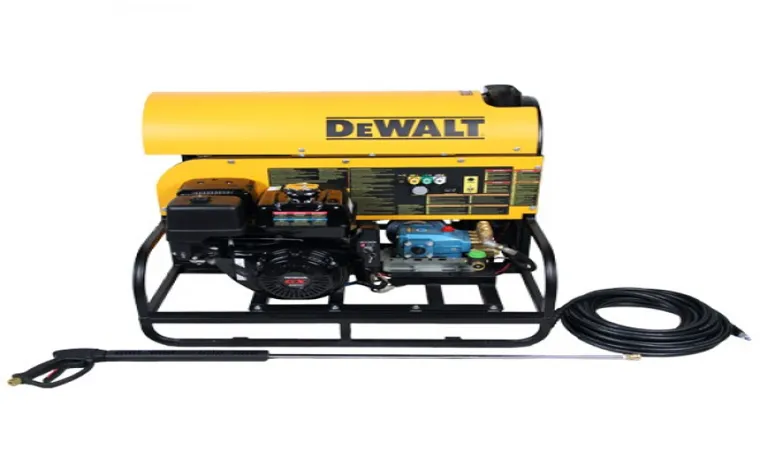 what type of gas for dewalt pressure washer