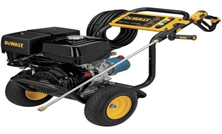 what type of oil for dewalt pressure washer