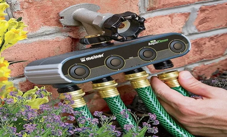 a garden hose timer